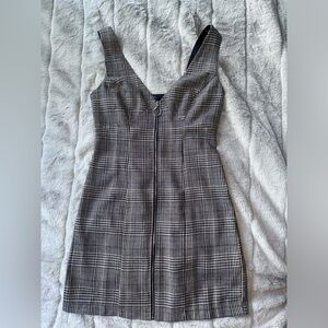 Houndstooth dress, mini